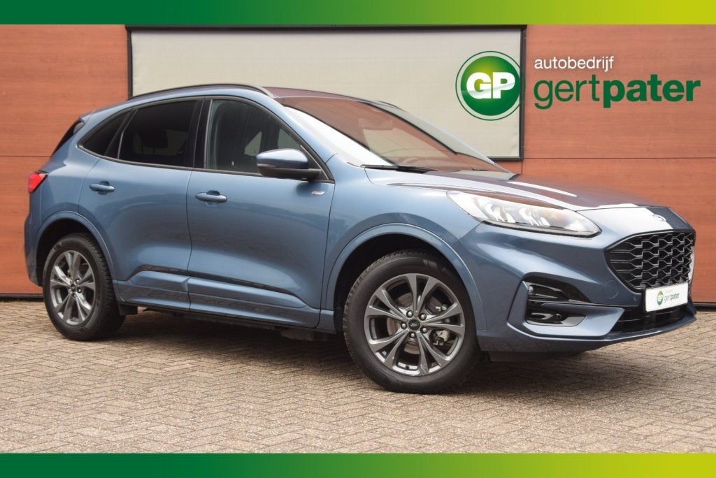 Ford Kuga 2.5 PHEV ST-Line 225PK Camera/Keyless/Navi/Carplay, Automaat, Stof, Gebruikt, Zwart