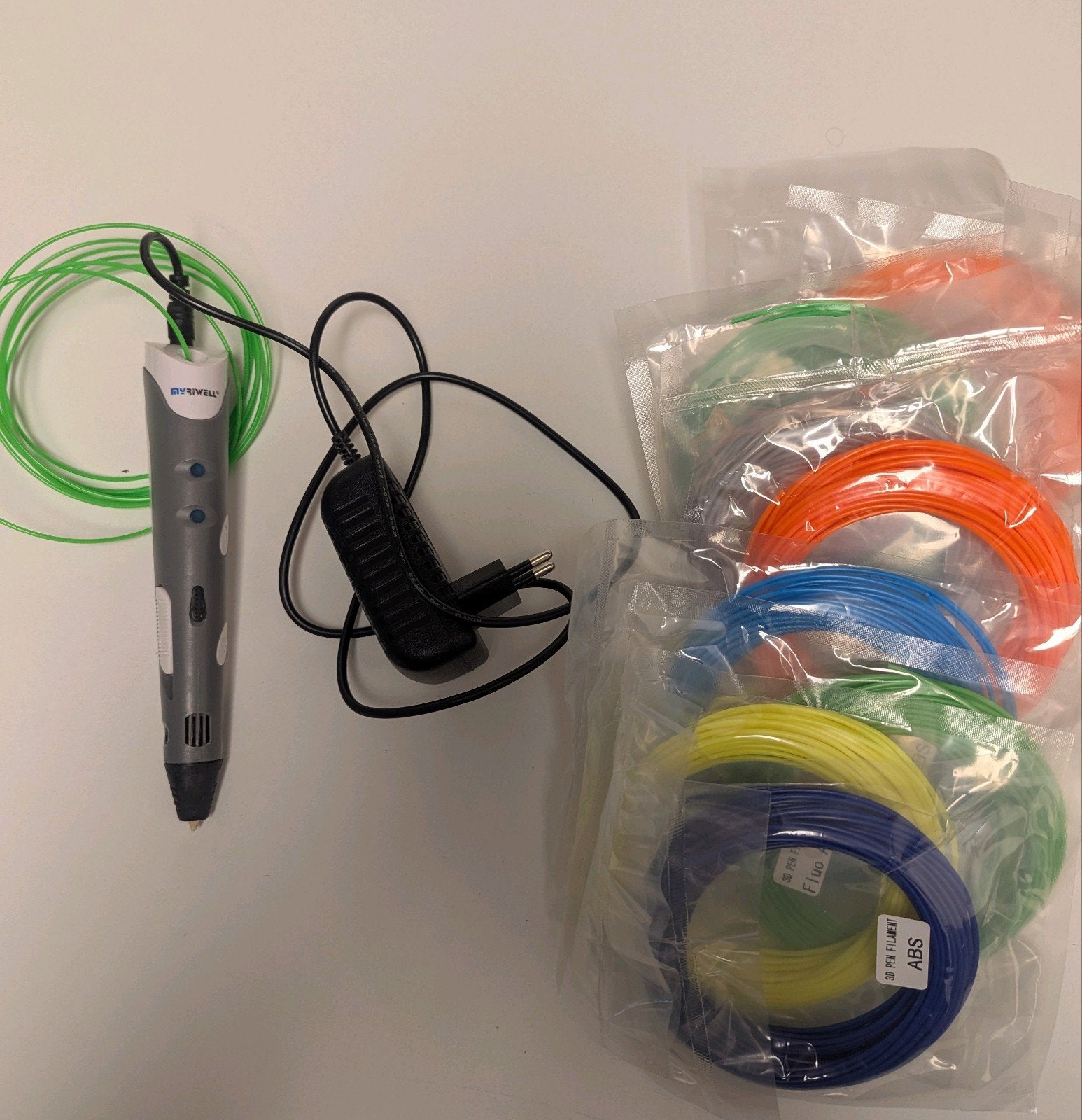 3D pen Myriwell + 11 kleuren, Ophalen of Verzenden, Nieuw