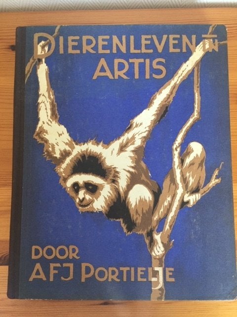 Dierenleven in Artis – Verkade prentenboek uit 1939, Verzenden, Gelezen, A.F.J. Portielje, Plaatjesalbum