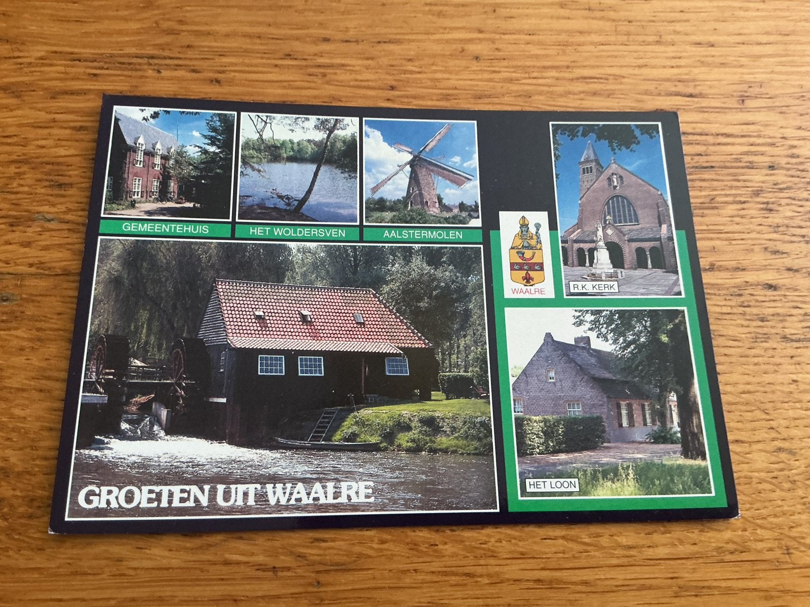 V612 Waalre molen watermolen, Ophalen of Verzenden