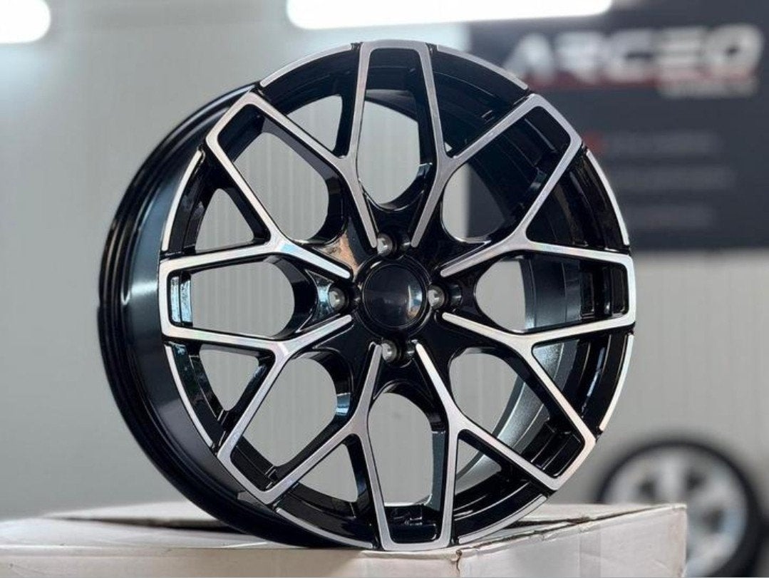 Nieuw 17" DMR102 Velgen 4x100 Opel Renault Toyota Volkswagen, Auto-onderdelen, Banden en Velgen, Velg(en), Emr, Nieuw, 17 inch