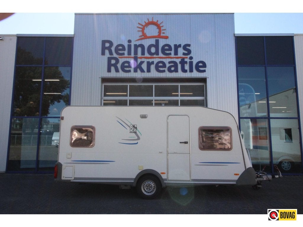 Knaus Azur 450 TF Mover, Voortent, Fietsenr, Caravans en Kamperen, Rondzit, Bedrijf, Schokbreker, 4 tot 5 meter