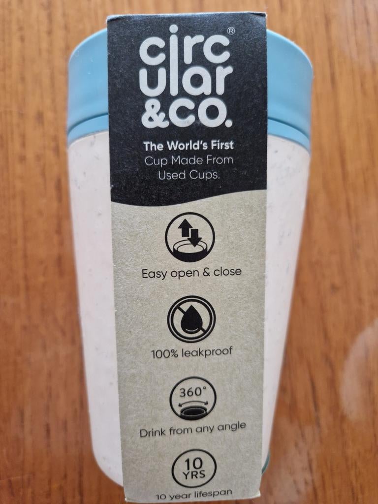 Circular drinkbeker koffie/thee 227 ml nieuw, Ophalen of Verzenden, Nieuw