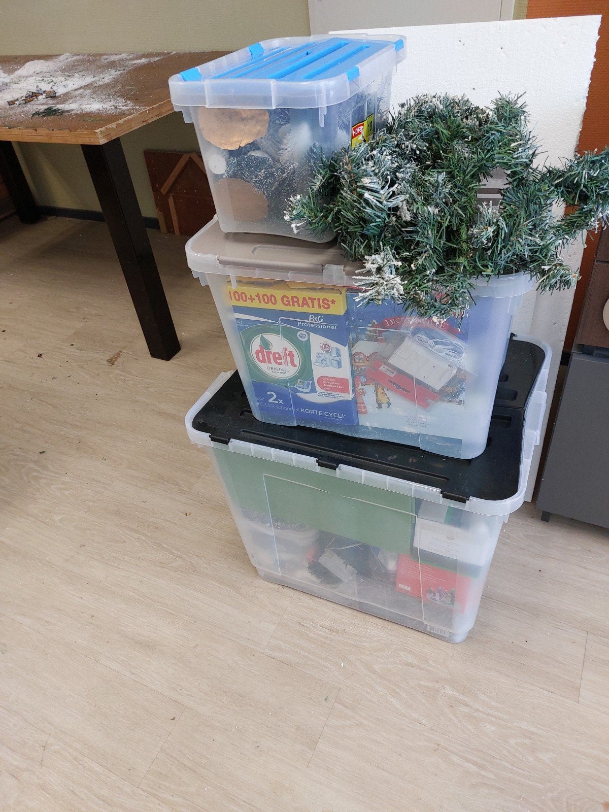 kerstdorp modellen, Ophalen, Gebruikt