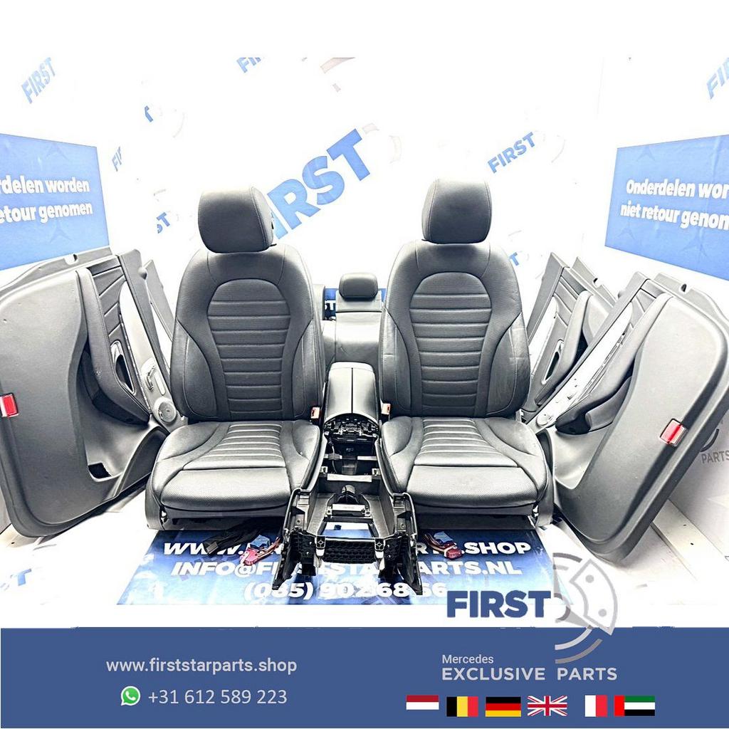W253 GLC AMG STOELEN GLC43 GLC63 COMPLEET INTERIEUR ZWART LE, Gebruikt, -, Ophalen of Verzenden, -