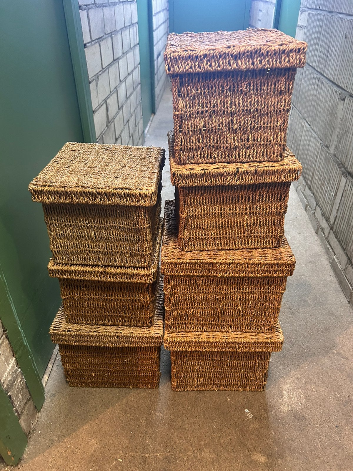 Rotan mandjes, Huis en Inrichting, Woonaccessoires | Kisten, Ophalen of Verzenden, Zo goed als nieuw, 50 tot 100 cm, Minder dan 50 cm