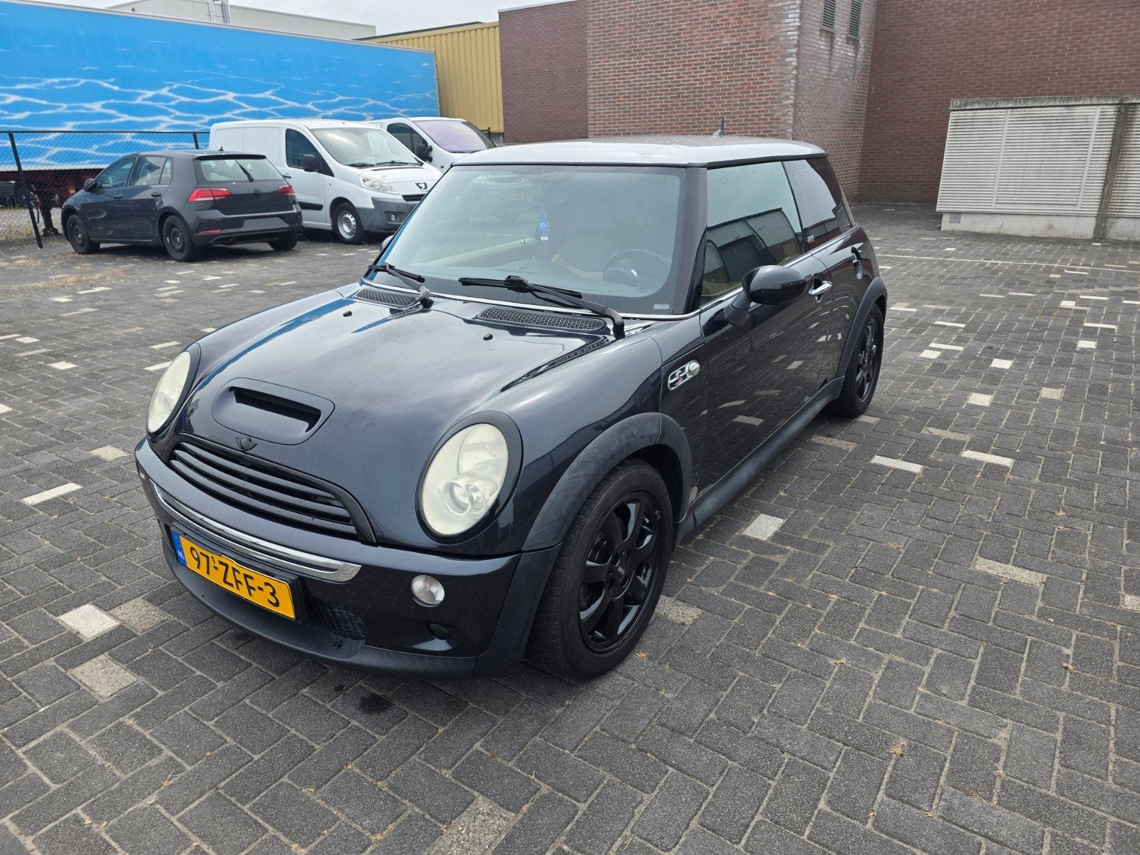 Mini cooper s 2006 donker blauw metallic parklane editie, Auto's, 4 stoelen, Zwart, Particulier, 170 pk