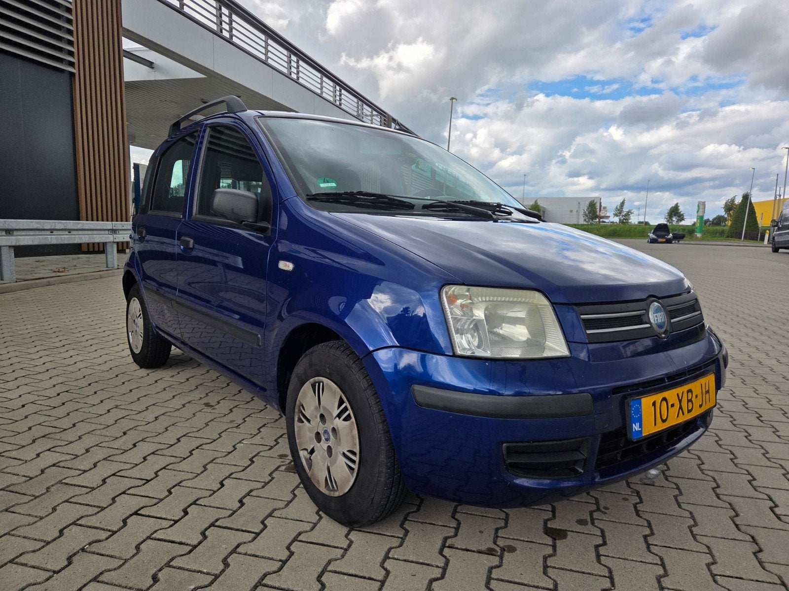 Fiat Panda 1.2 AUTOMAAT 2007 Blauw inruiler met werk, Voorwielaandrijving, 840 kg, Origineel Nederlands, Handgeschakeld