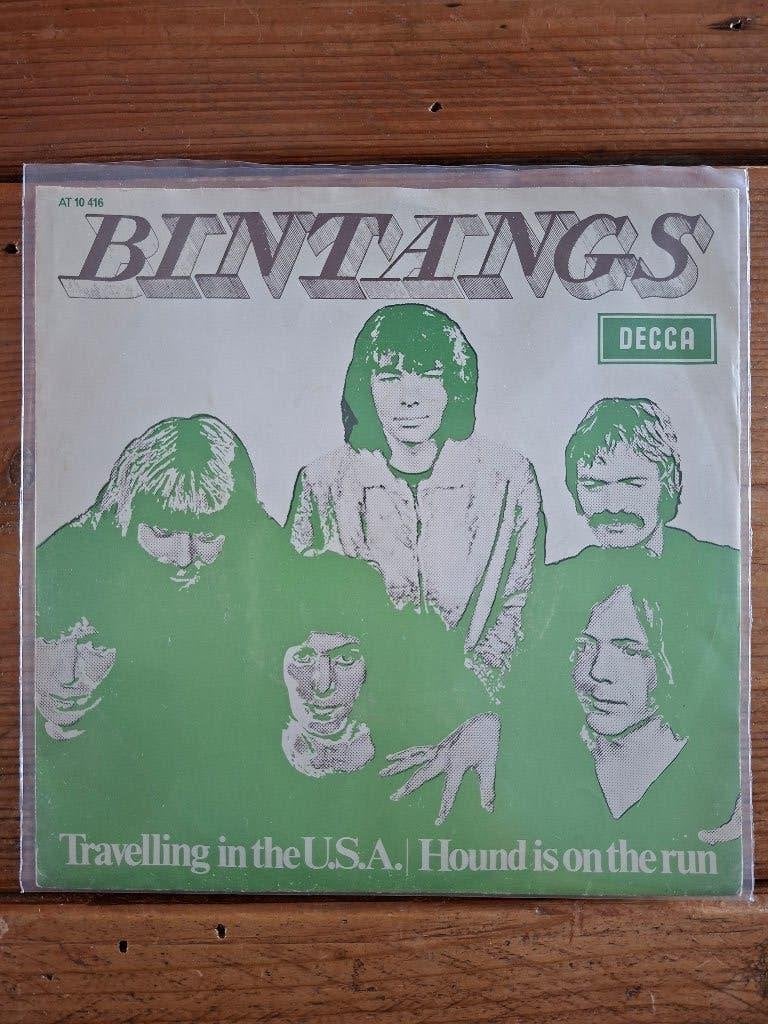 Bintangs - Travelling in the U.S.A / Hound is on the run, Verzenden, Overige genres, 7 inch, Zo goed als nieuw