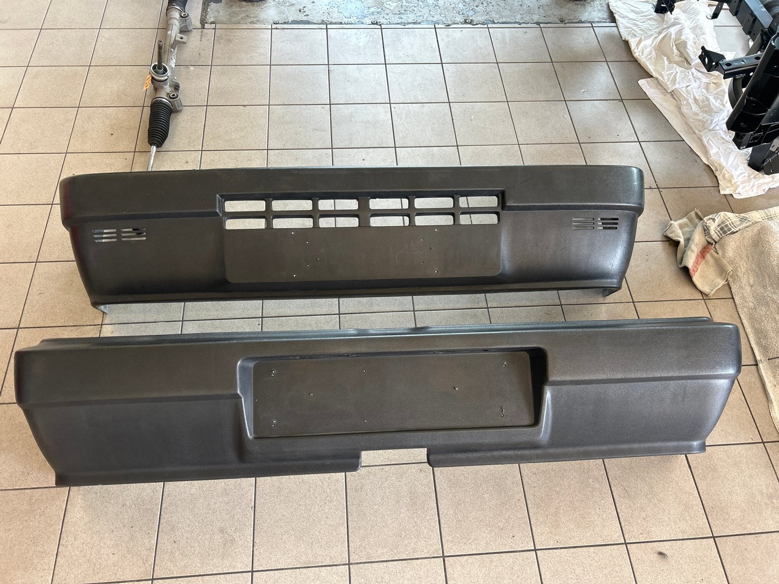 Fiat panda Bumper set voor en achter, Ophalen, Gebruikt, Voor, Bumper