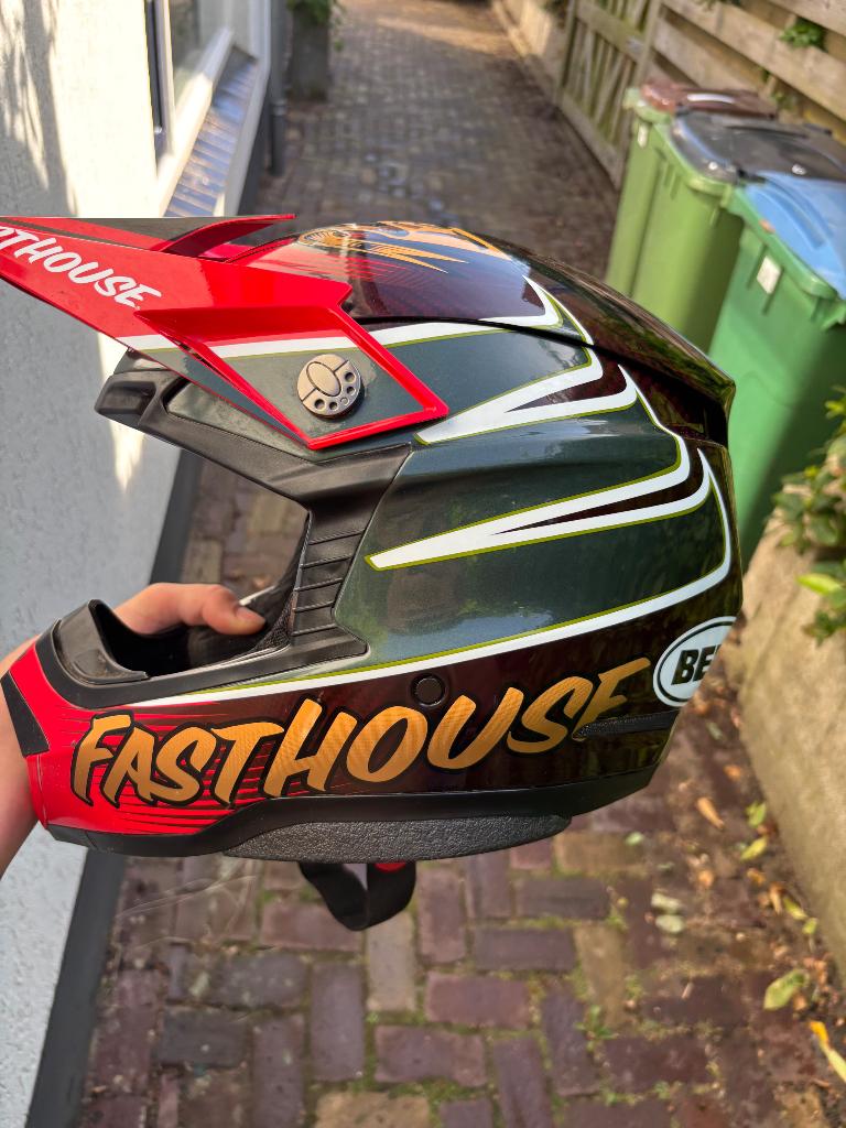 Bell Fasthouse Motorcross helm, Offroadhelm, L, Tweedehands, Ophalen