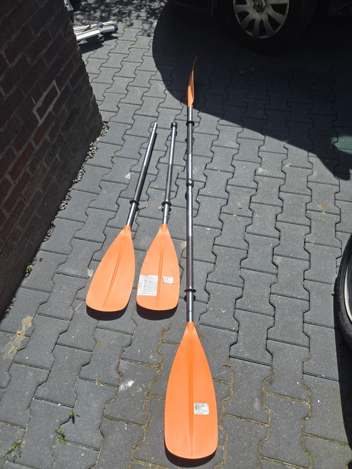 2x Uitschuifbare peddel 225-235 cm, Watersport en Boten, Peddels, Ophalen