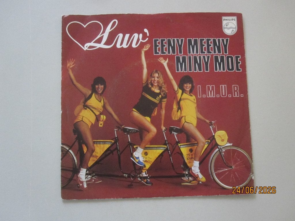 LUV -  eeny meeny miny moe - vinyl 7", Ophalen of Verzenden, Gebruikt, Pop