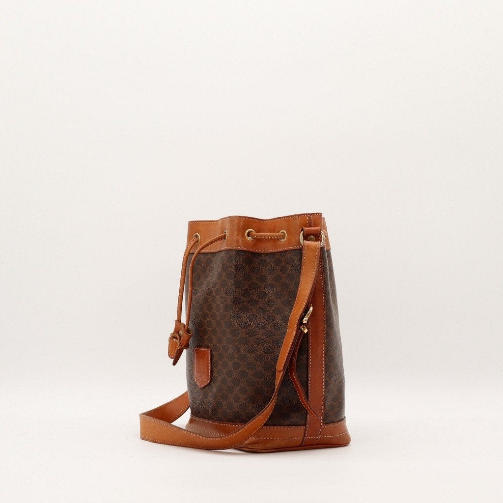 Céline Macadam bucket tas, Verzenden, Gebruikt, Bruin, Overige typen