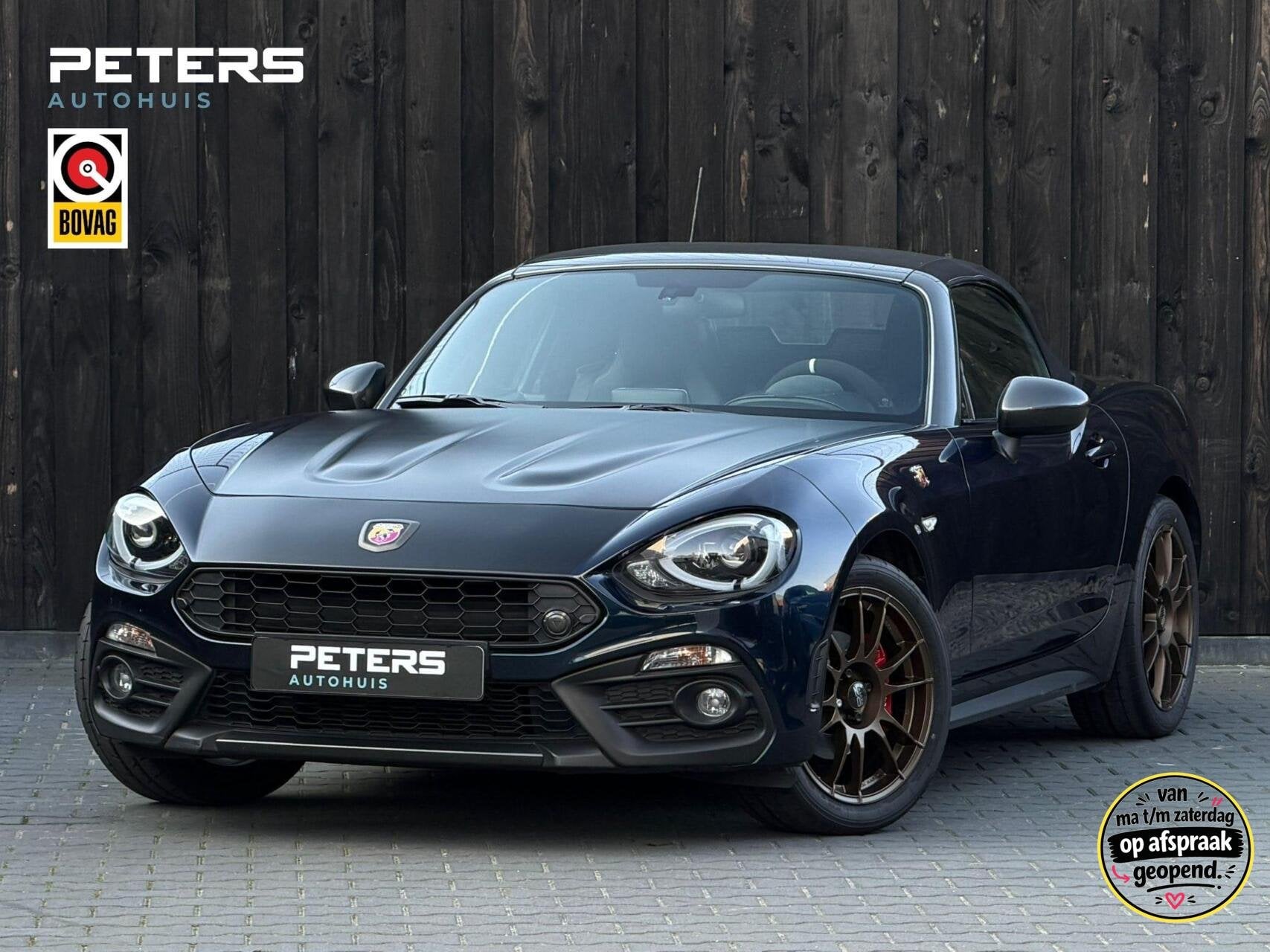 Abarth 124 Spider 1.4 MultiAir Turbo| Als Nieuw+Historie, Keurmerk '100% Onderhouden', 12 maanden, Achterwielaandrijving, Gebruikt
