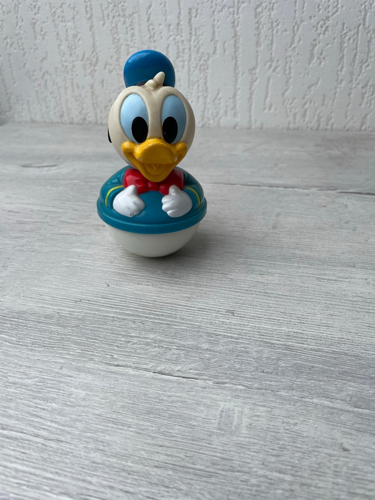 Donald Duck tuimelaar rammelaar/retro, Kinderen en Baby's, Ophalen of Verzenden, Gebruikt, Rammelaar, Met geluid