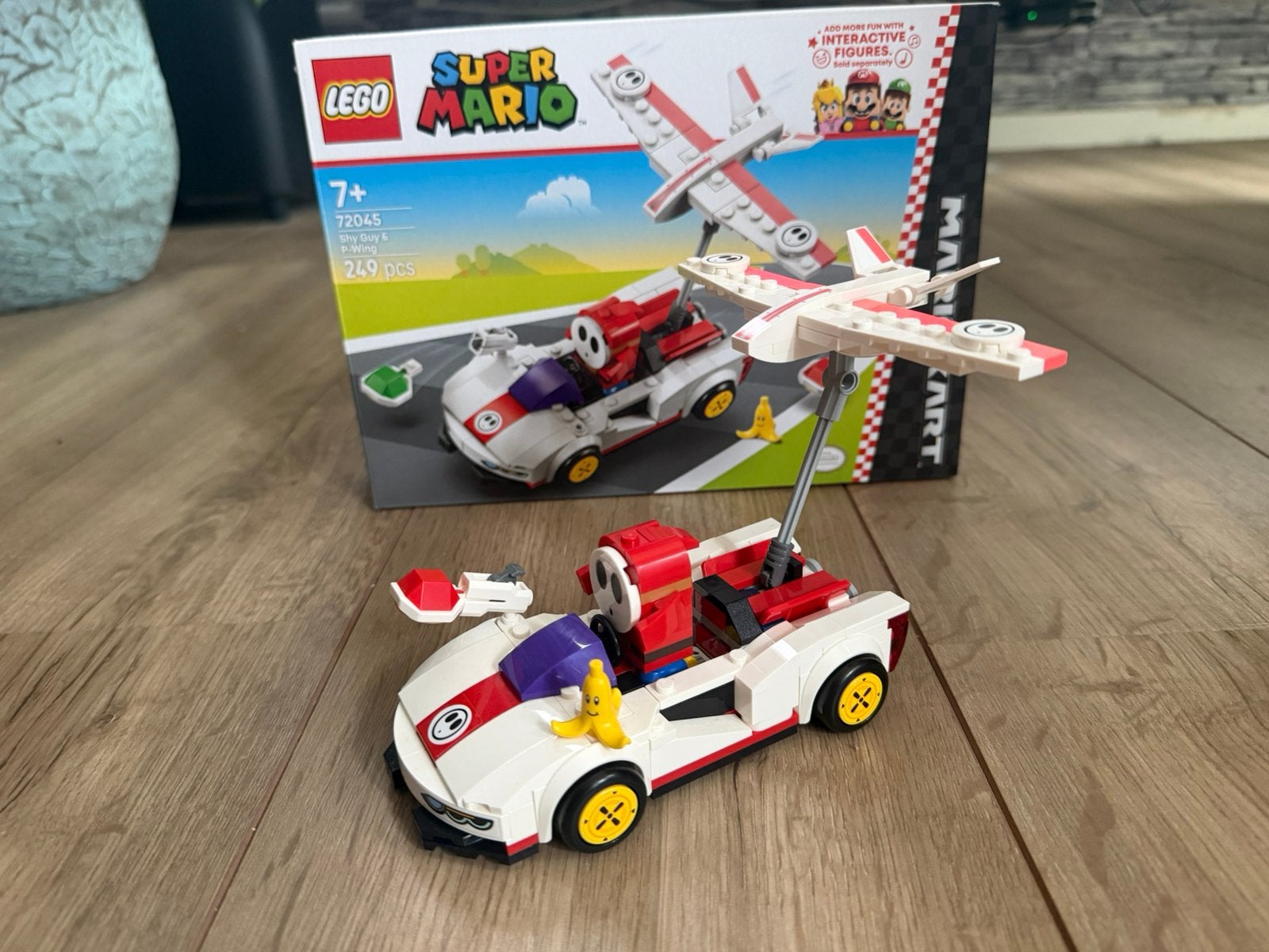 Lego Super Mario Kart Shy Guy zgan, Compleet, Lego, Ophalen of Verzenden, Zo goed als nieuw