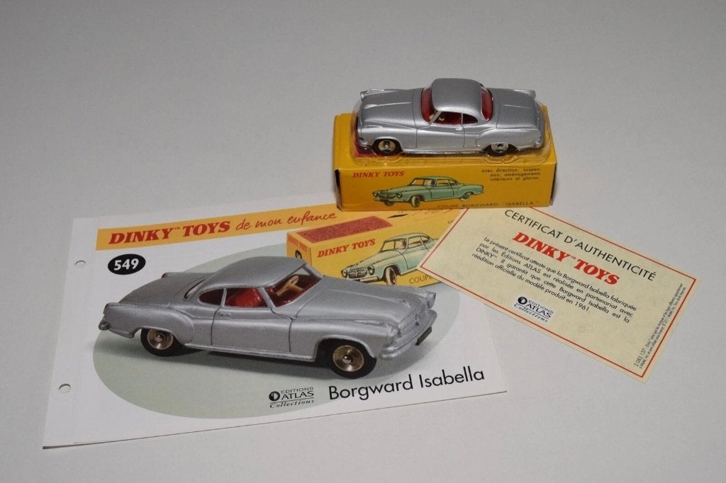 Borgward Isabella Coupé 1961 Dinky Toys nr.549, Ophalen of Verzenden, Nieuw, Auto, Dinky Toys