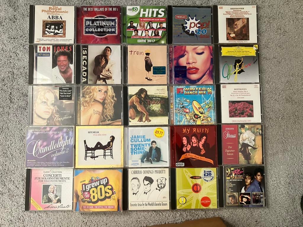 150 CD’s (diverse artiesten, zie foto's), Ophalen, Gebruikt