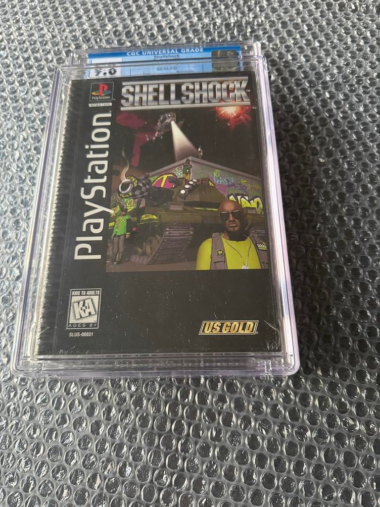 Shellshock PlayStation 1 (1995) - Geseald CGC 9.6 A, Shooter, 1 speler, Ophalen of Verzenden, Zo goed als nieuw