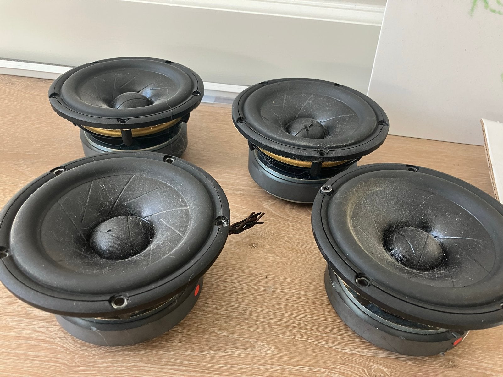 4 Scan-Speak Revelator 15 cm mid-drivers 15W.  Zie foti, Audio, Tv en Foto, Luidsprekers, Ophalen of Verzenden, Gebruikt, Overige merken