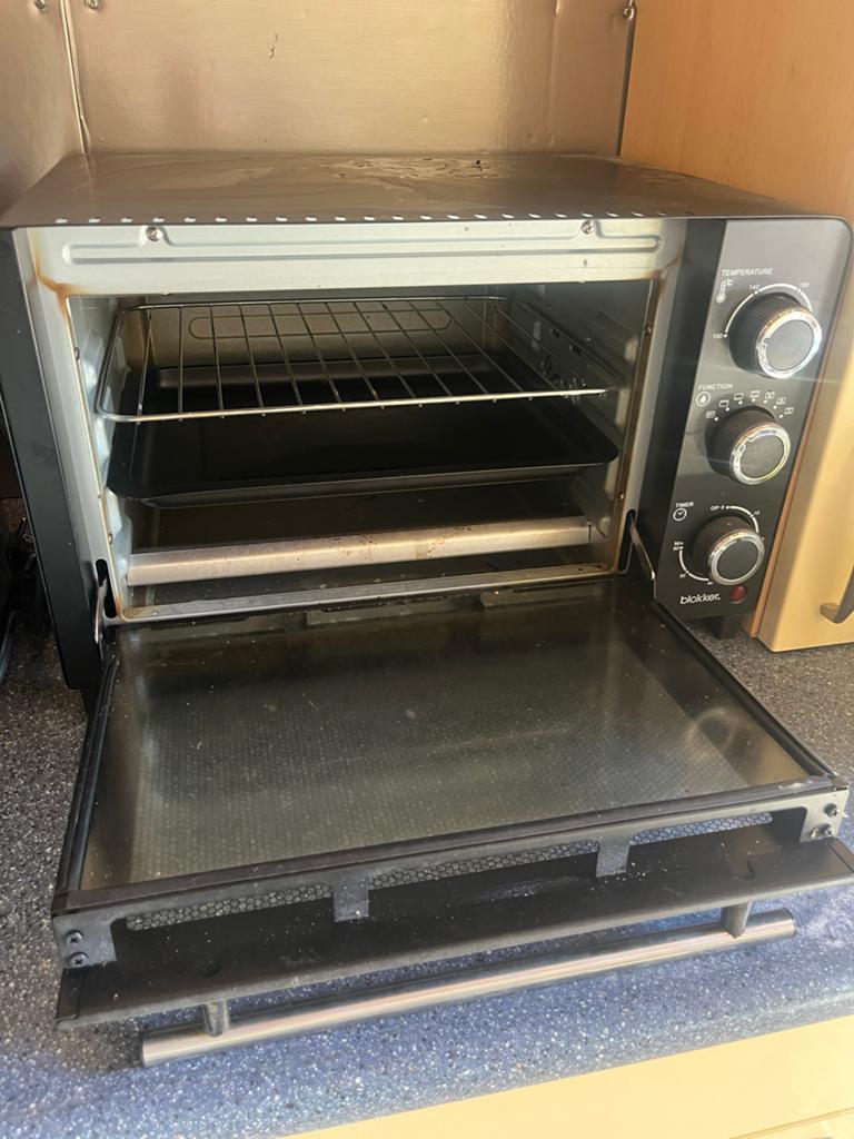 Blokker Mini-oven met grillfunctie Camping oven, Witgoed en Apparatuur, Ovens, Minder dan 45 cm, Gebruikt, Ophalen of Verzenden
