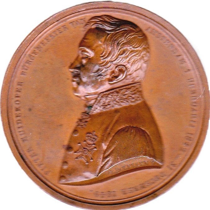 PIETER HUIDENKOPER BURGEMEESTER VAN AMSTERDAM 1842 - 1849, Ophalen of Verzenden, Overige materialen