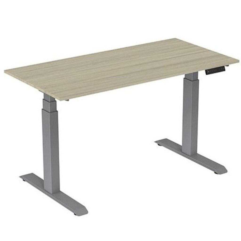MN Ergo Move Elektrisch Zit Sta Bureau, 160 cm, Elektrisch, MN, Spaanplaat of MDF