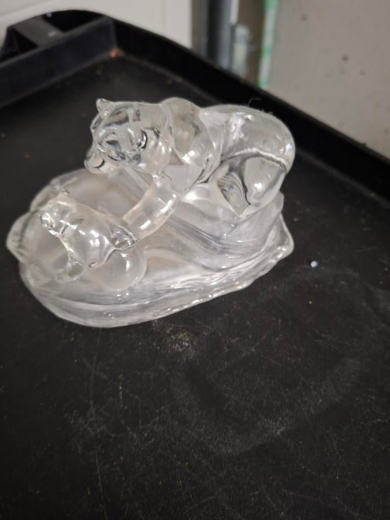 Glazen ijsberen 12x8cm, Ophalen of Verzenden