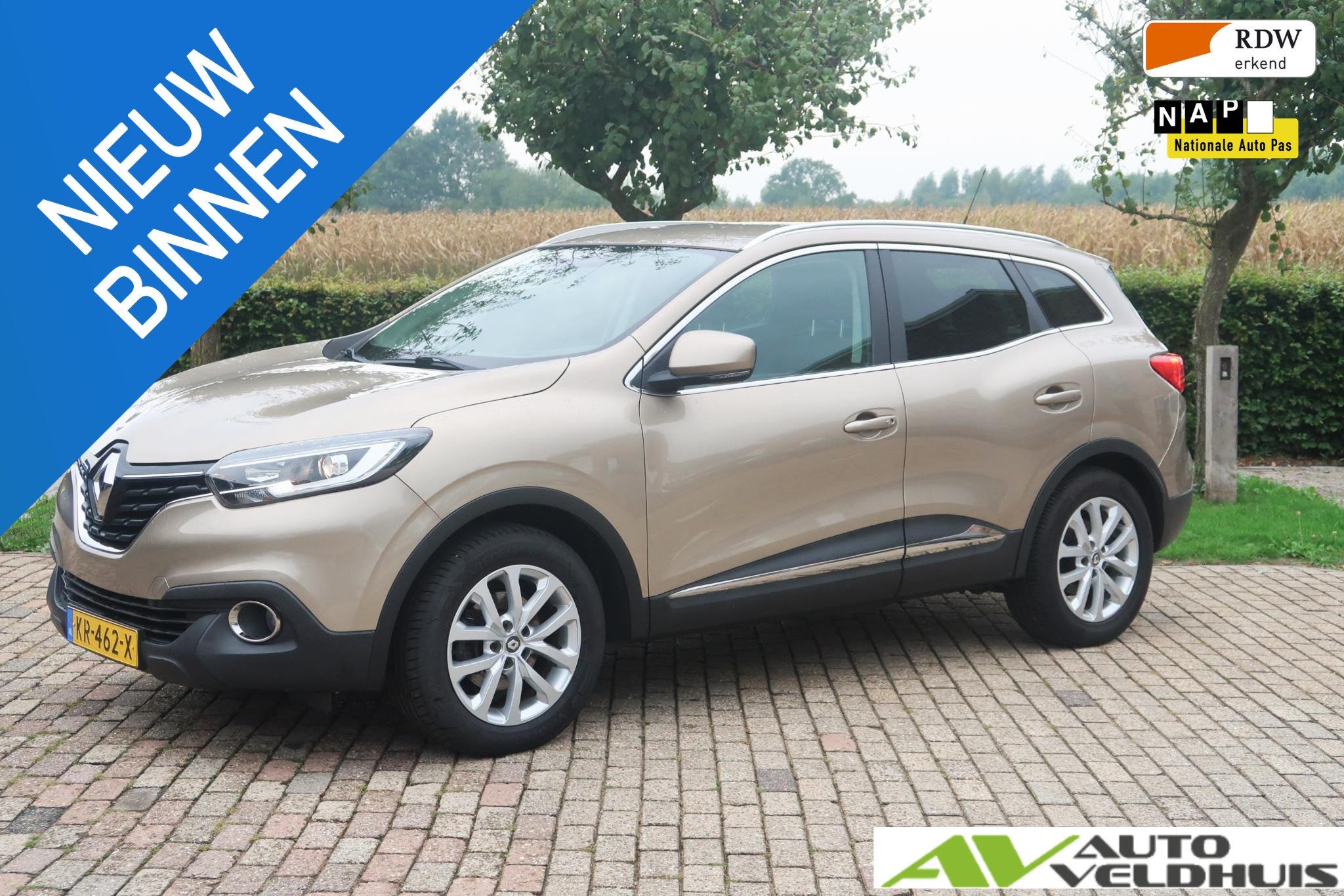 Renault Kadjar 1.2 TCe Intens Navi Cruise, Voorwielaandrijving, Kadjar, Stof, 4 cilinders