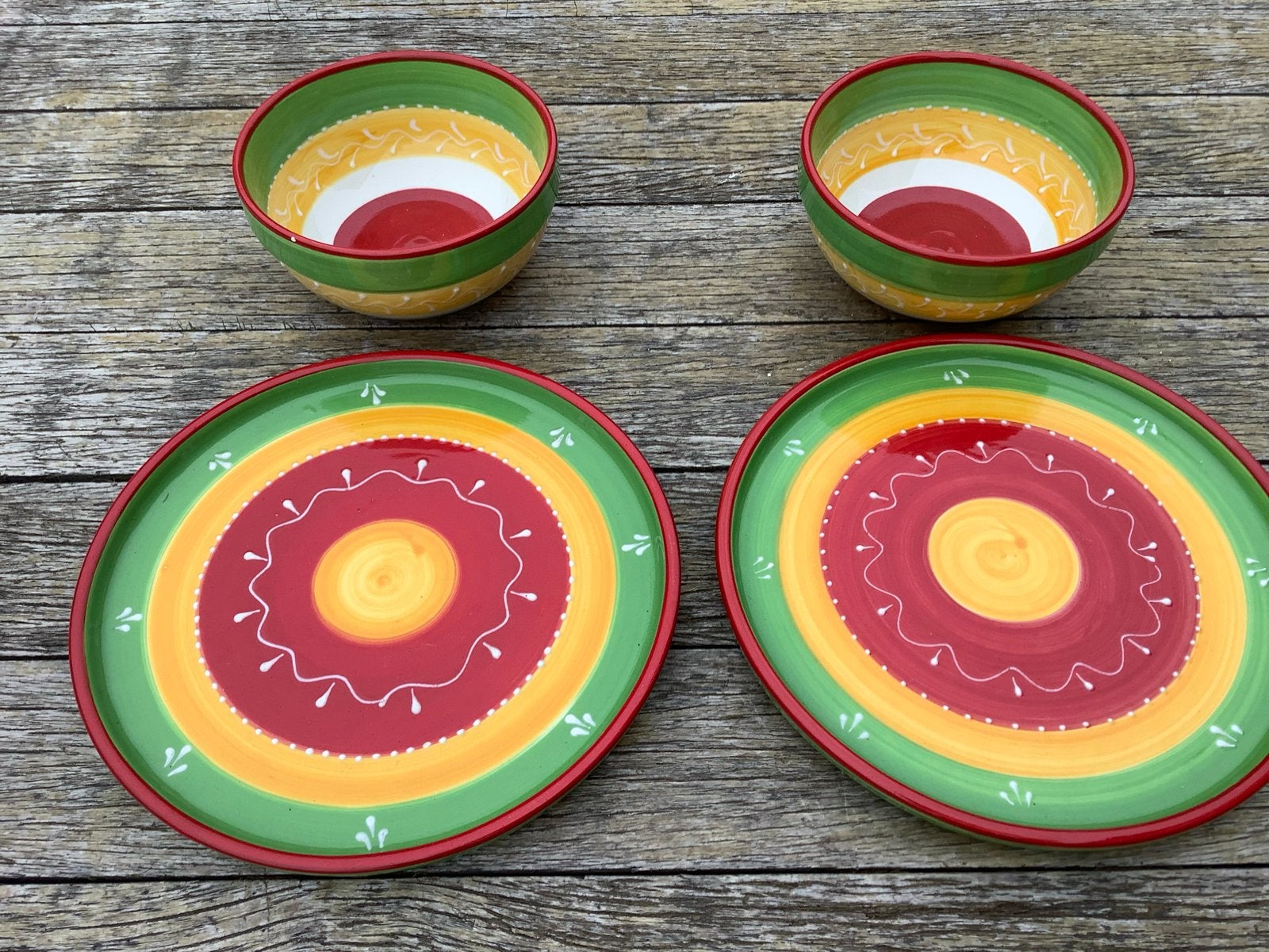 Spaans servies Intermezzo, zwaar en sterk aardewerk, Gebruikt, Overige merken, Ophalen of Verzenden, Overige stijlen