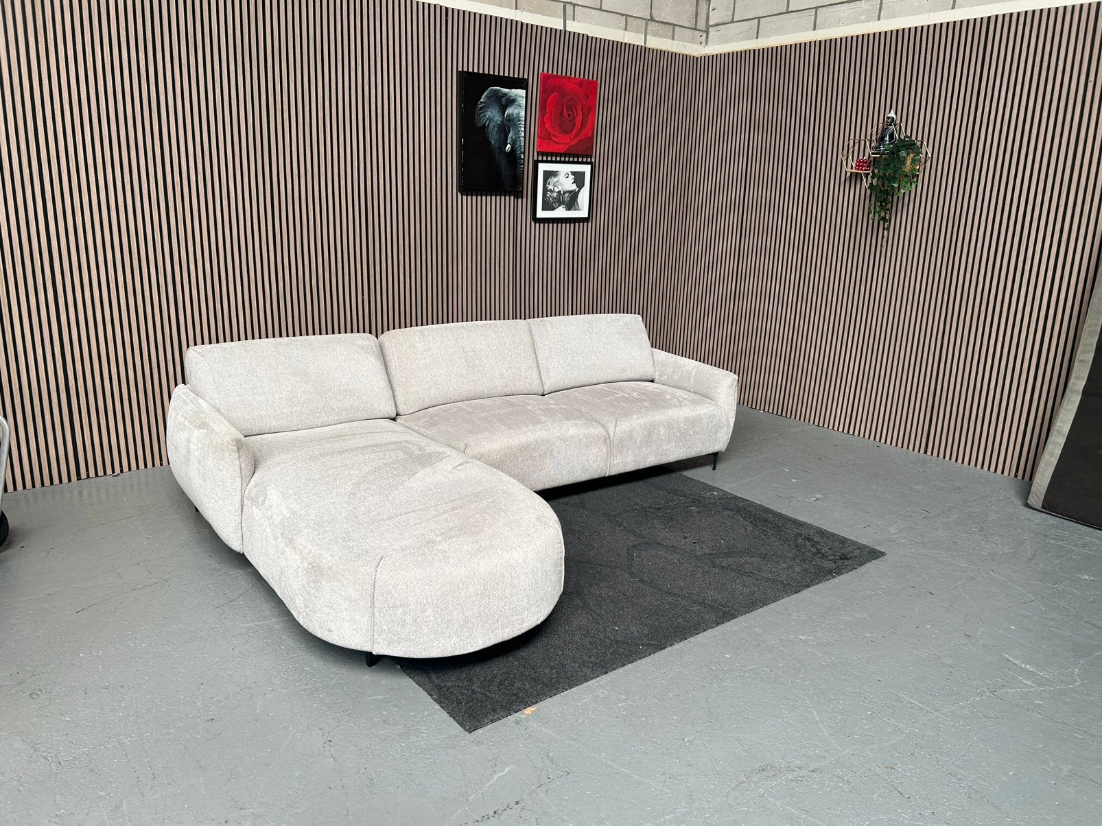 GRATIS LEVERING GRIJZE HOEKBANK 295X210 GEREINIGD, Huis en Inrichting, 250 tot 300 cm, Hoekbank, Ophalen of Verzenden, Zo goed als nieuw