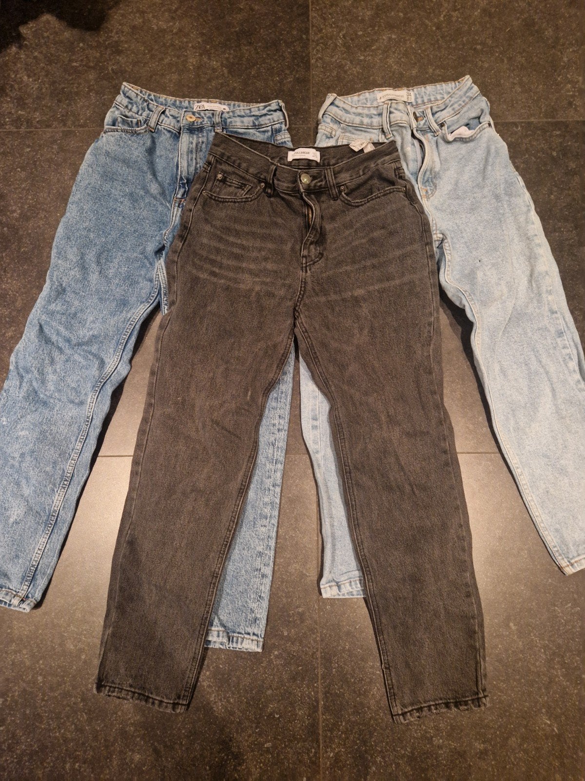 Dames broeken, Ophalen of Verzenden, Zo goed als nieuw, Blauw, W27 (confectie 34) of kleiner