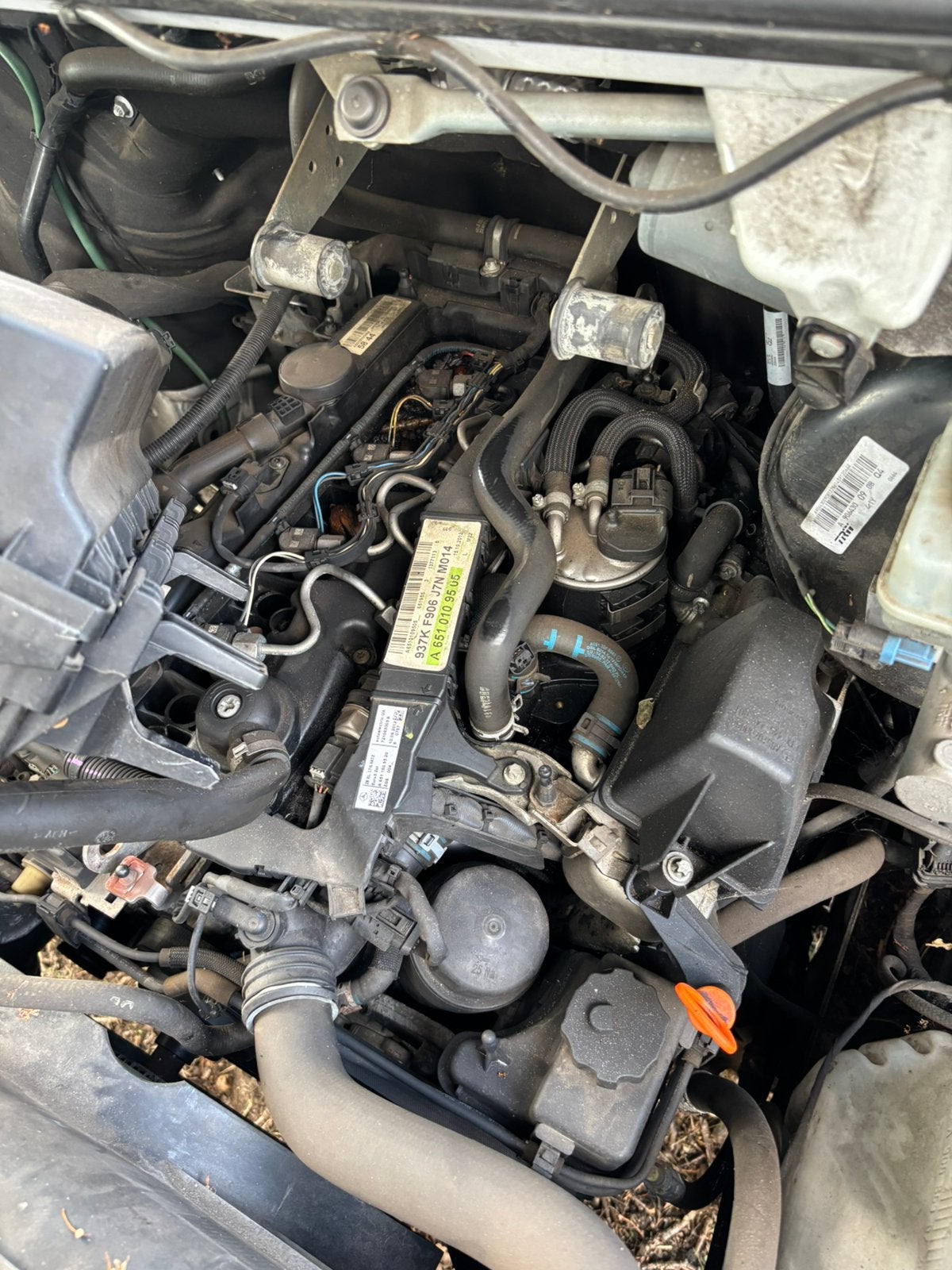 Motor mercedes sprinter 651 uit 2012, Ophalen of Verzenden, Gebruikt, Mercedes-Benz