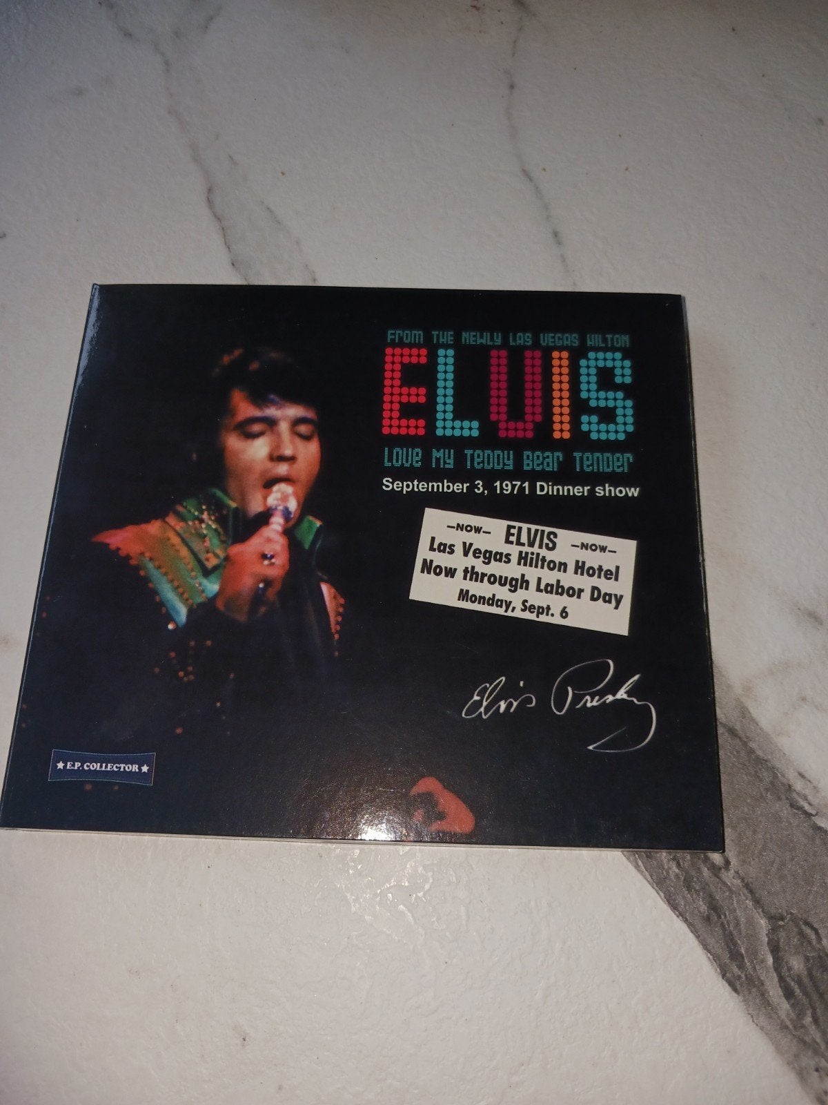 Elvis Presley - Love My Teddy Bear Tender CD (Live 1971), Ophalen of Verzenden, 1970 - 1979, Zo goed als nieuw