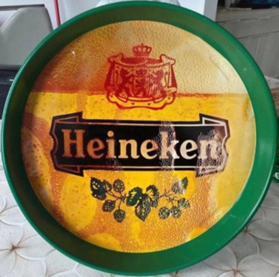 Heineken dienblad Heineken Biere, Verzamelen, Ophalen of Verzenden, Zo goed als nieuw, Heineken