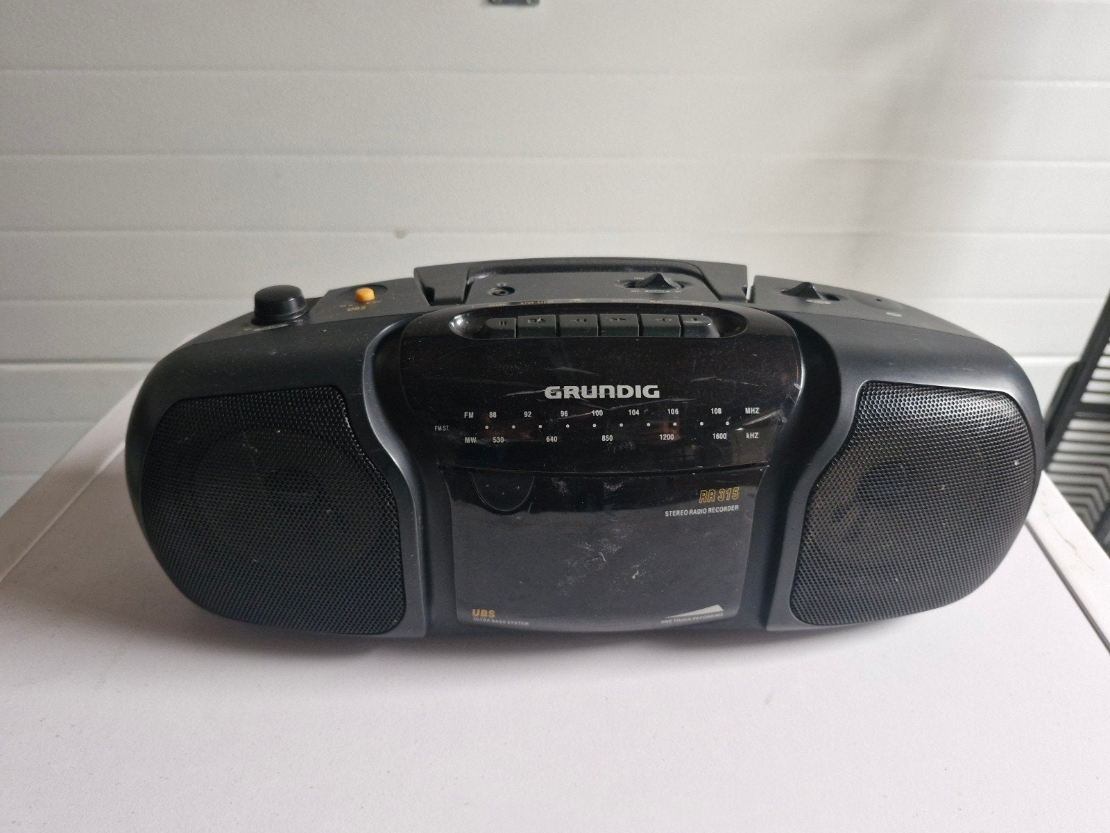 Grundig RR 315 Radio Cassette Recorder, Ophalen of Verzenden, Gebruikt, Radio