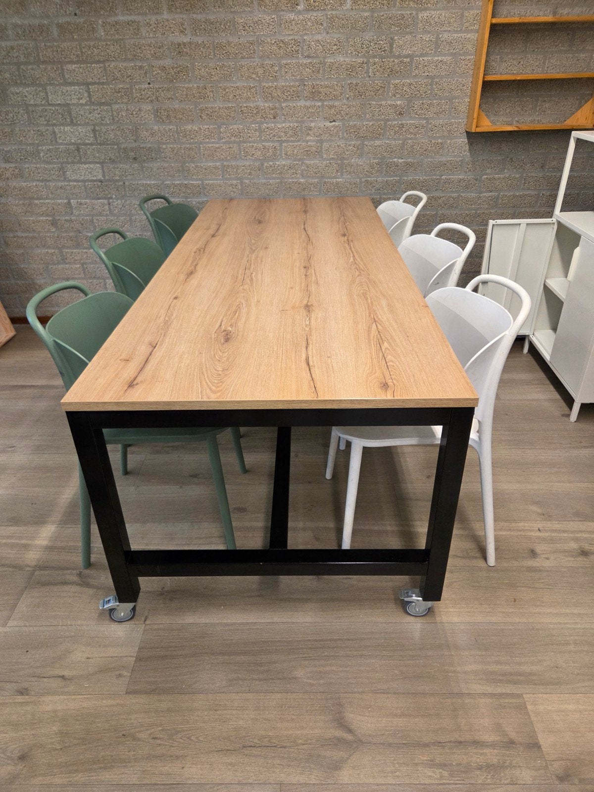 Tafel geschikt voor bijv. BSO / Kantine / vereniging, Huis en Inrichting, Ophalen, 200 cm of meer, 50 tot 100 cm, Zo goed als nieuw