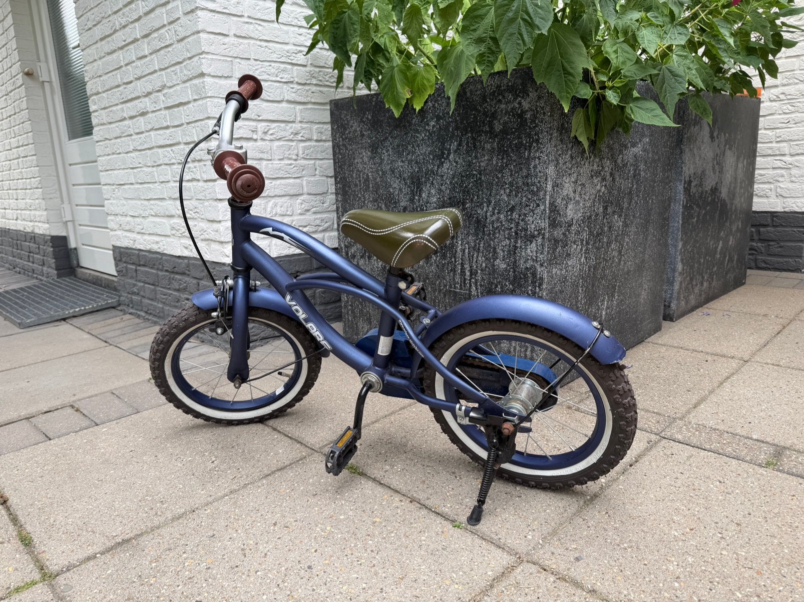 Kinderfiets-jongens-14 inch, Fietsen en Brommers, Fietsen | Kinderfietsjes, Ophalen, Terugtraprem, Zijwieltjes, Gebruikt