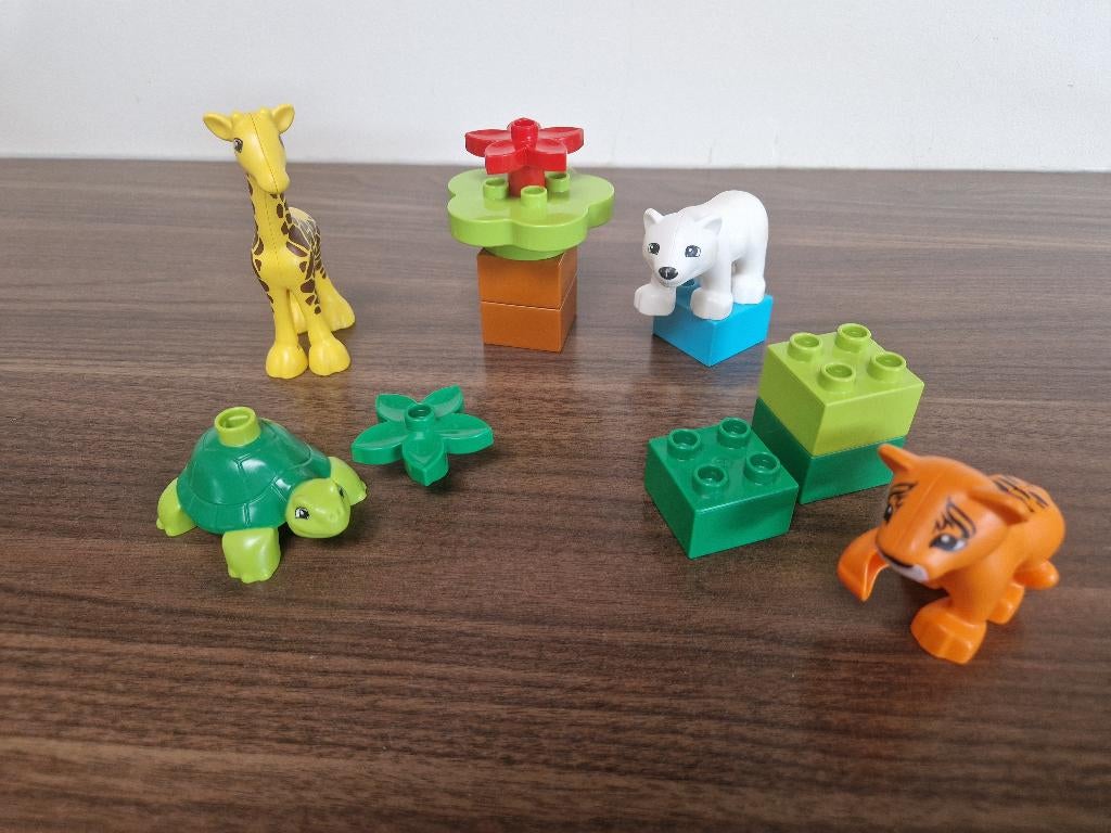 LEGO DUPLO Jonge dieren - 10801, Ophalen of Verzenden, Zo goed als nieuw, Compleet, Duplo
