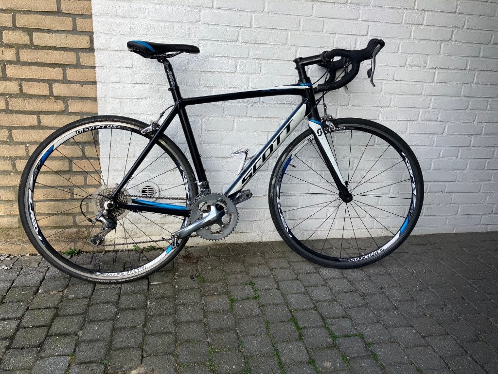 Te koop hele mooie racefiets, merk Scott, type Speedster., 28 inch, Velgrem, Zo goed als nieuw, 15 tot 20 versnellingen