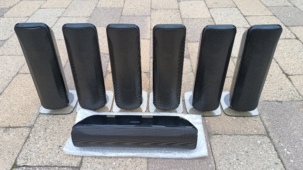 Philips home cinema speakers, Philips, Gebruikt, Surroundset, Geschikt voor surround/home cinema