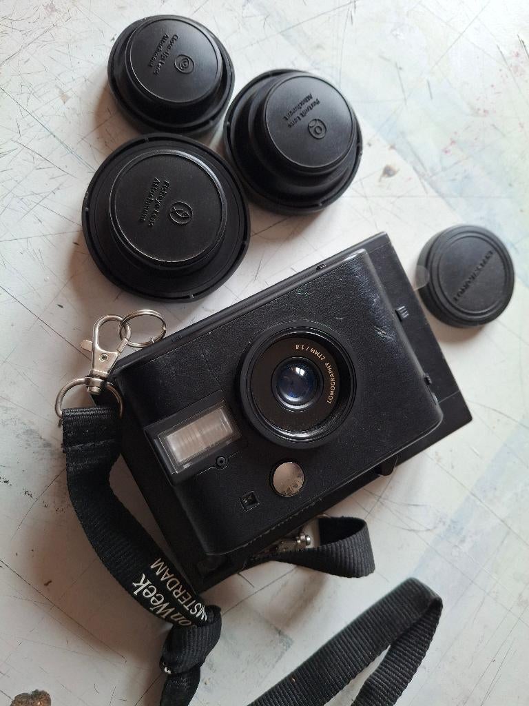 LOMOGRAPHY Instant Lomo camera + lenses, Audio, Tv en Foto, Fotocamera's Analoog, Ophalen of Verzenden, Gebruikt, Polaroid, Overige Merken