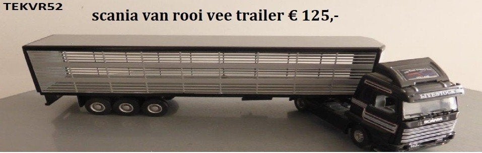 tekno scania van rooij, Ophalen of Verzenden, Zo goed als nieuw, Bus of Vrachtwagen, Tekno