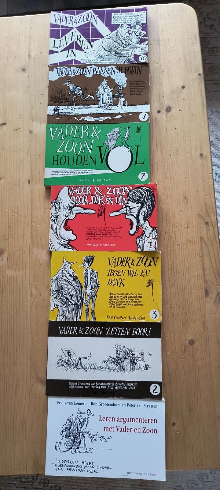 Vader & Zoon stripboeken - Complete reeks (7 delen), Complete serie of reeks, Ophalen of Verzenden, Gelezen, Frans van Emmeren, Rob Grootendorst en Peter van Straaten