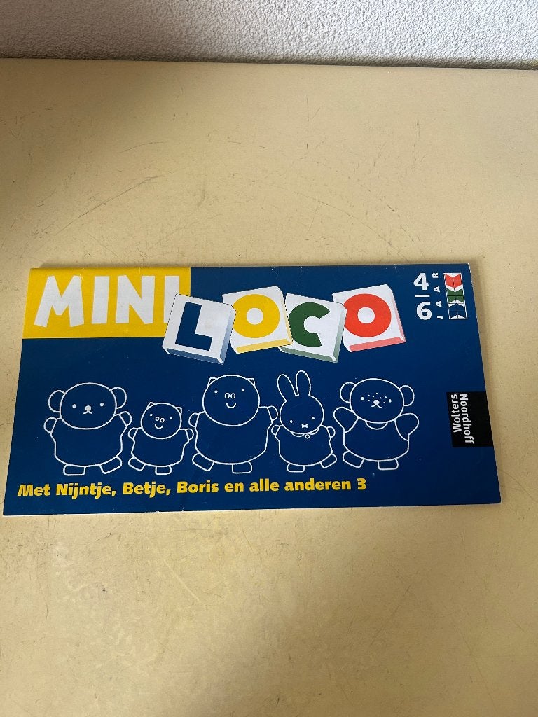 Mini Loco boekje Nijntje deel 3 (Met Nijntje 4-6 jaar), Ophalen of Verzenden, Gebruikt