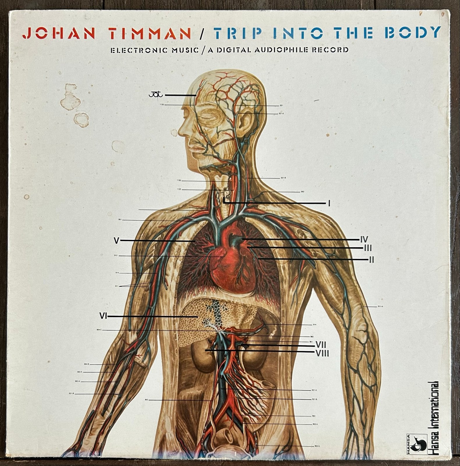 Johan Timman - Trip Into The Body LP (1981) Electronic Music, LP, Gebruikt, Originele persing, Ophalen of Verzenden