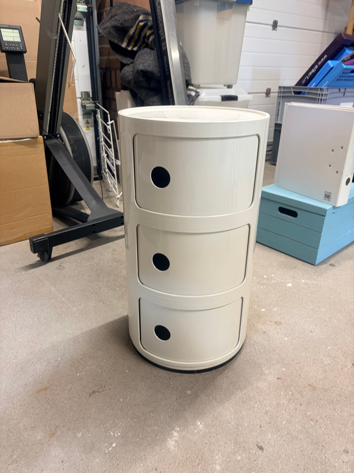 Vintage Kartell Componibili opbergkast met 3 lades, Ophalen, Gebruikt, 3 of 4 laden, Minder dan 25 cm