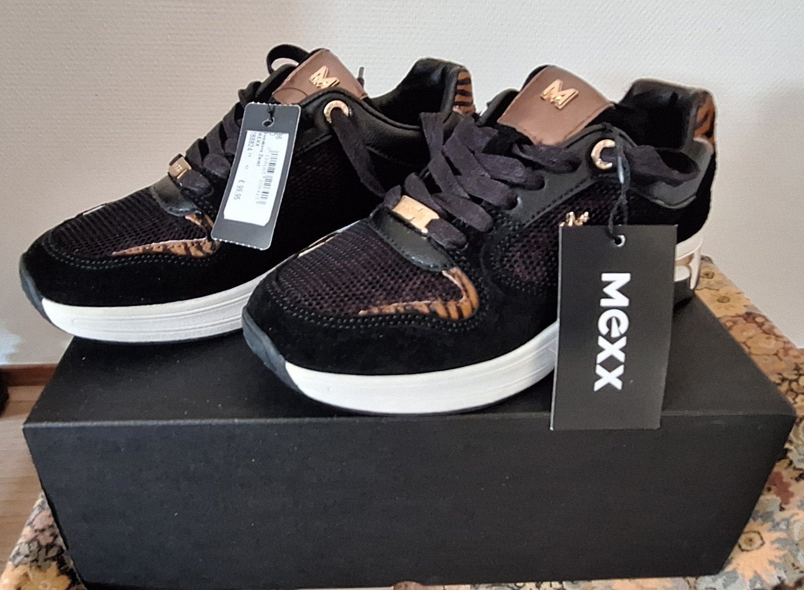 Mexx sneakers animal print maat 36, Kleding | Dames, Schoenen, Mexx, Overige kleuren, Ophalen of Verzenden, Sneakers of Gympen