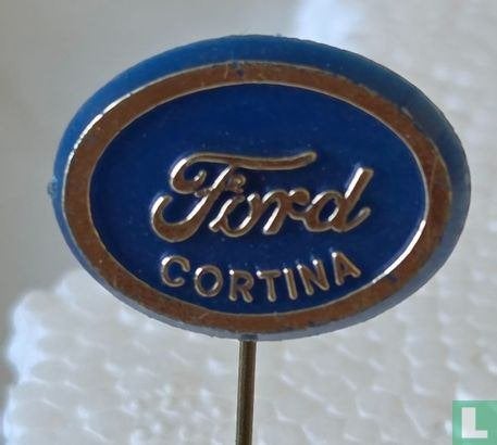 Speldje - Ford Cortina (blauw), Verzamelen, Speldjes, Pins en Buttons, Ophalen of Verzenden, Zo goed als nieuw, Merk, Speldje of Pin